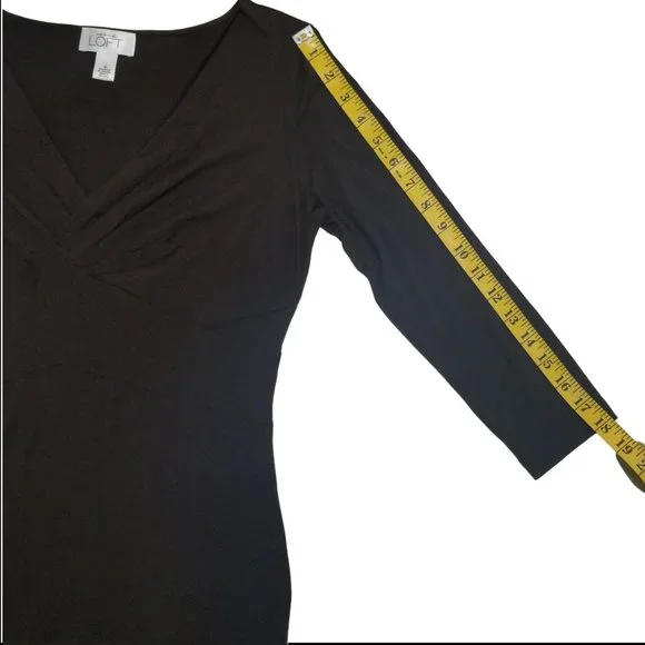 Ann Taylor LOFT Dark Brown Top - Picture 13 of 16